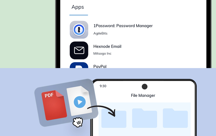 App and content management